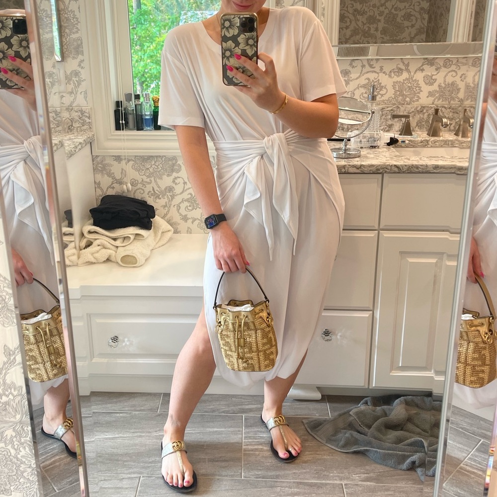Norma Kamali Diaper Tie Dress